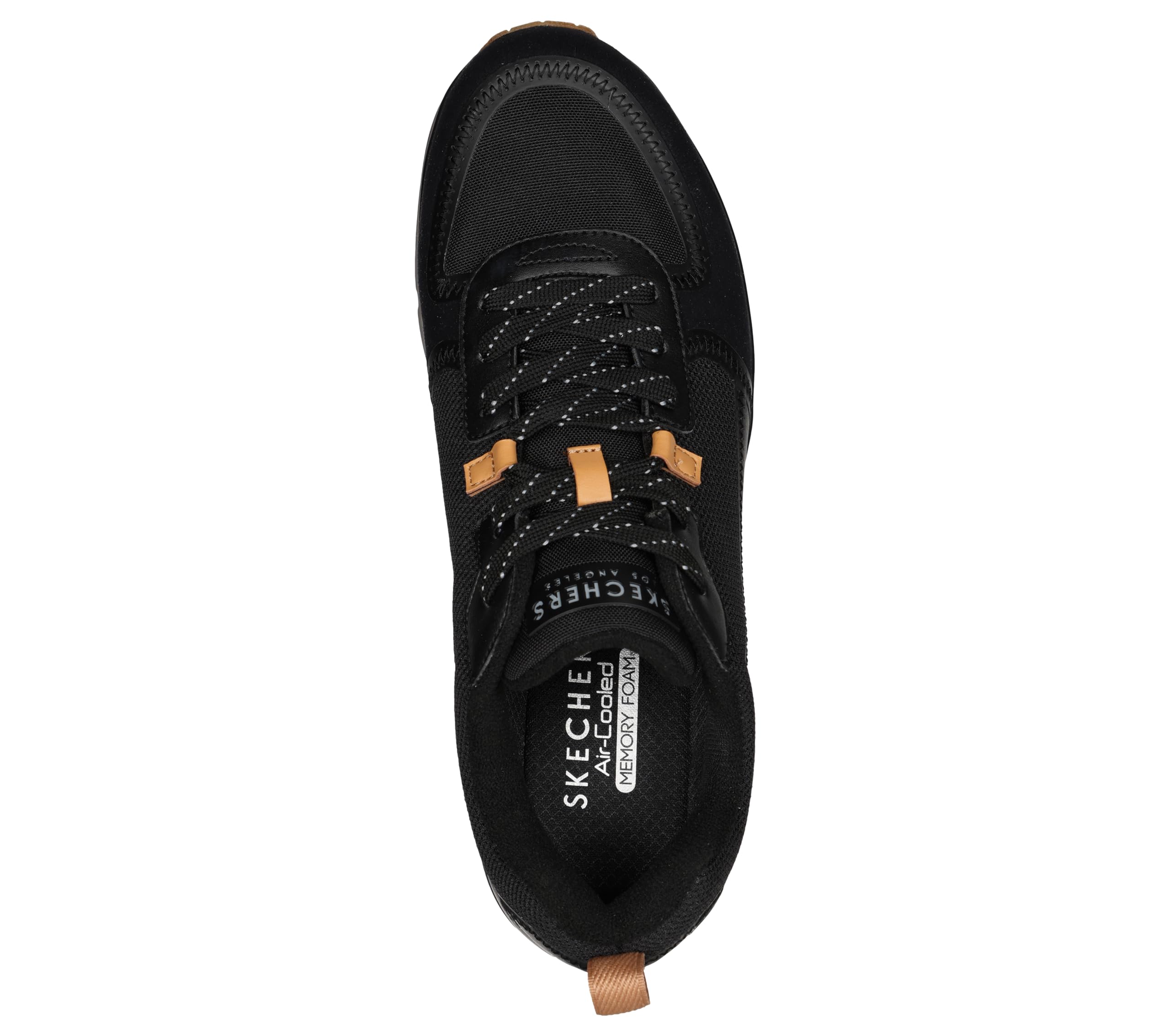Skechers Men's Uno-Layover Sneaker, BBK, 8 Black 1