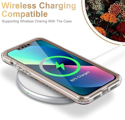 Miniatura 5 de Esdot Funda protectora para iPhone 13 Mini con protector de pantalla integrado, protección de grado militar con diseños de moda para mujeres y