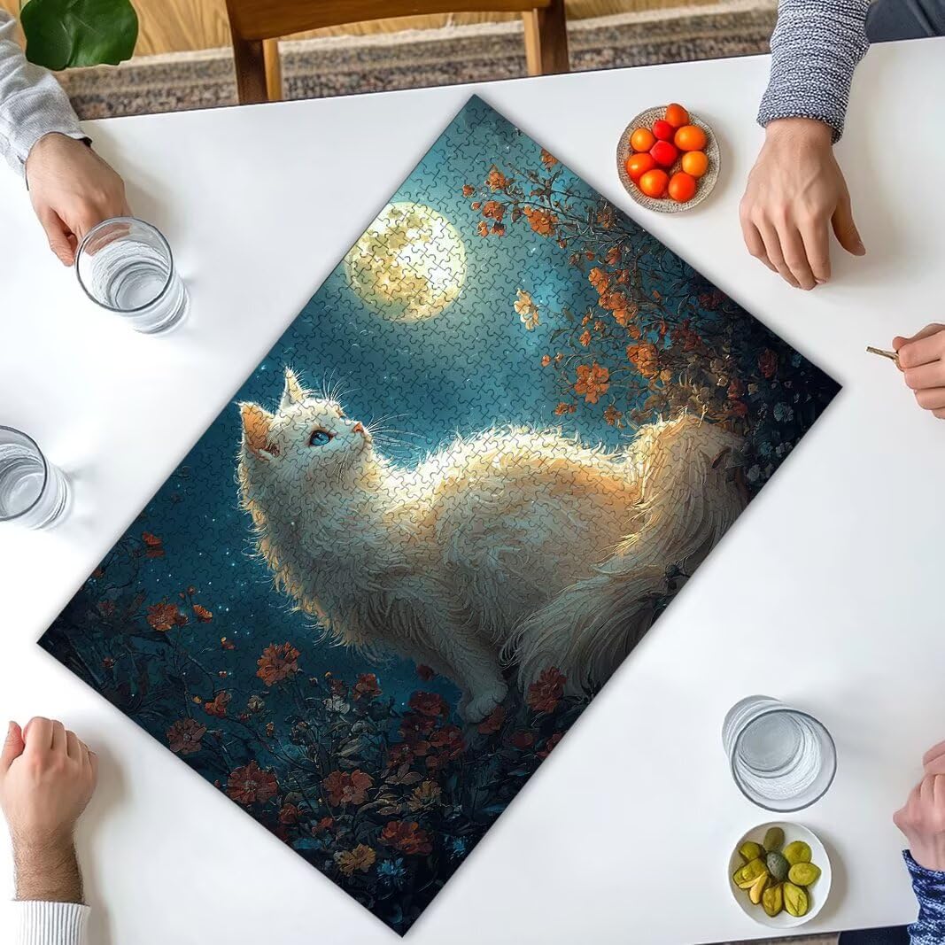 Puzzle 2000 Pezzi, Puzzle Gatto, Misura: 100x71cm, Regalo Donna/Uomo -8677