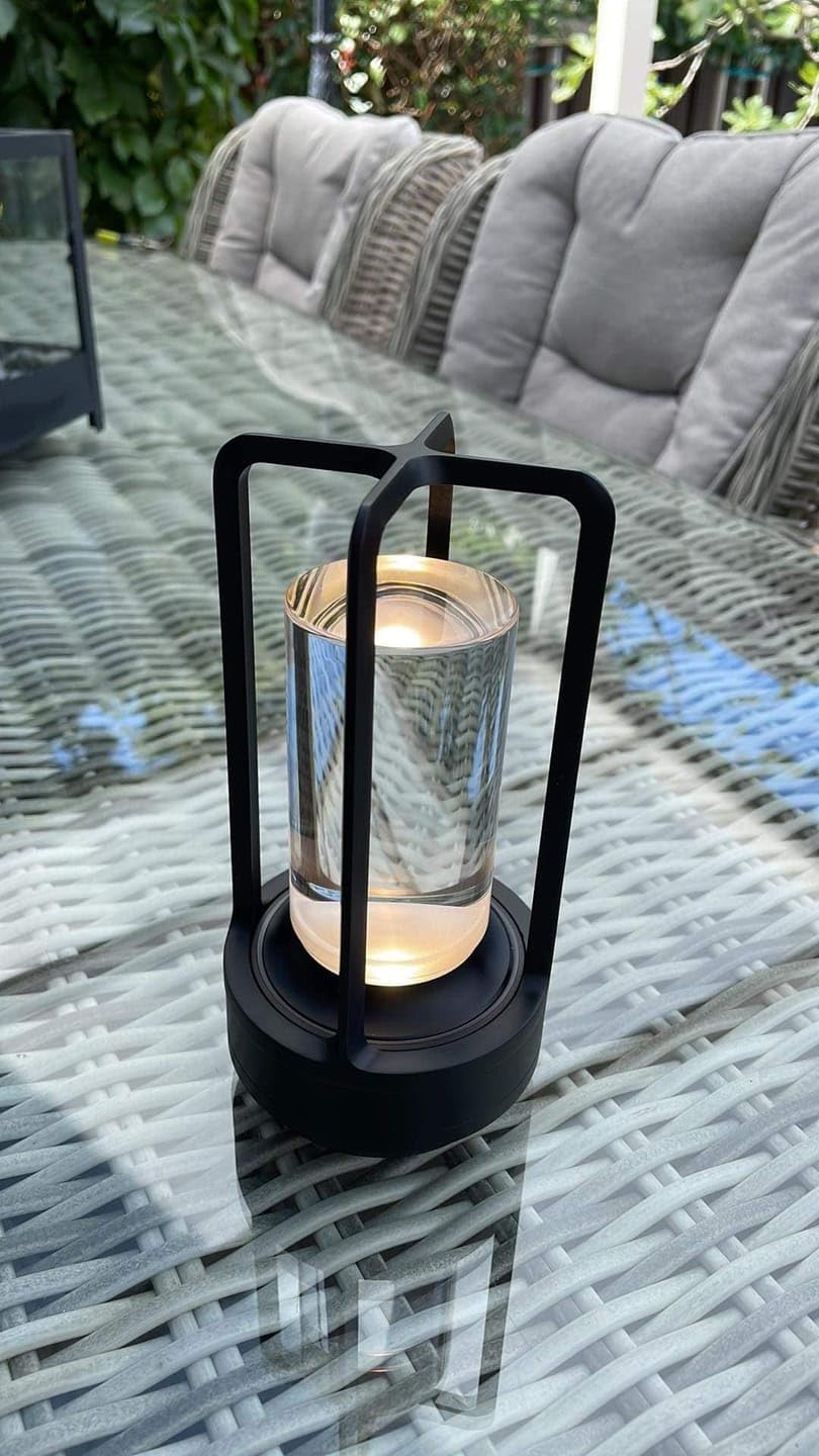 Amazon.com: Klarako Crystal Lantern Lamp – Modern Cordless