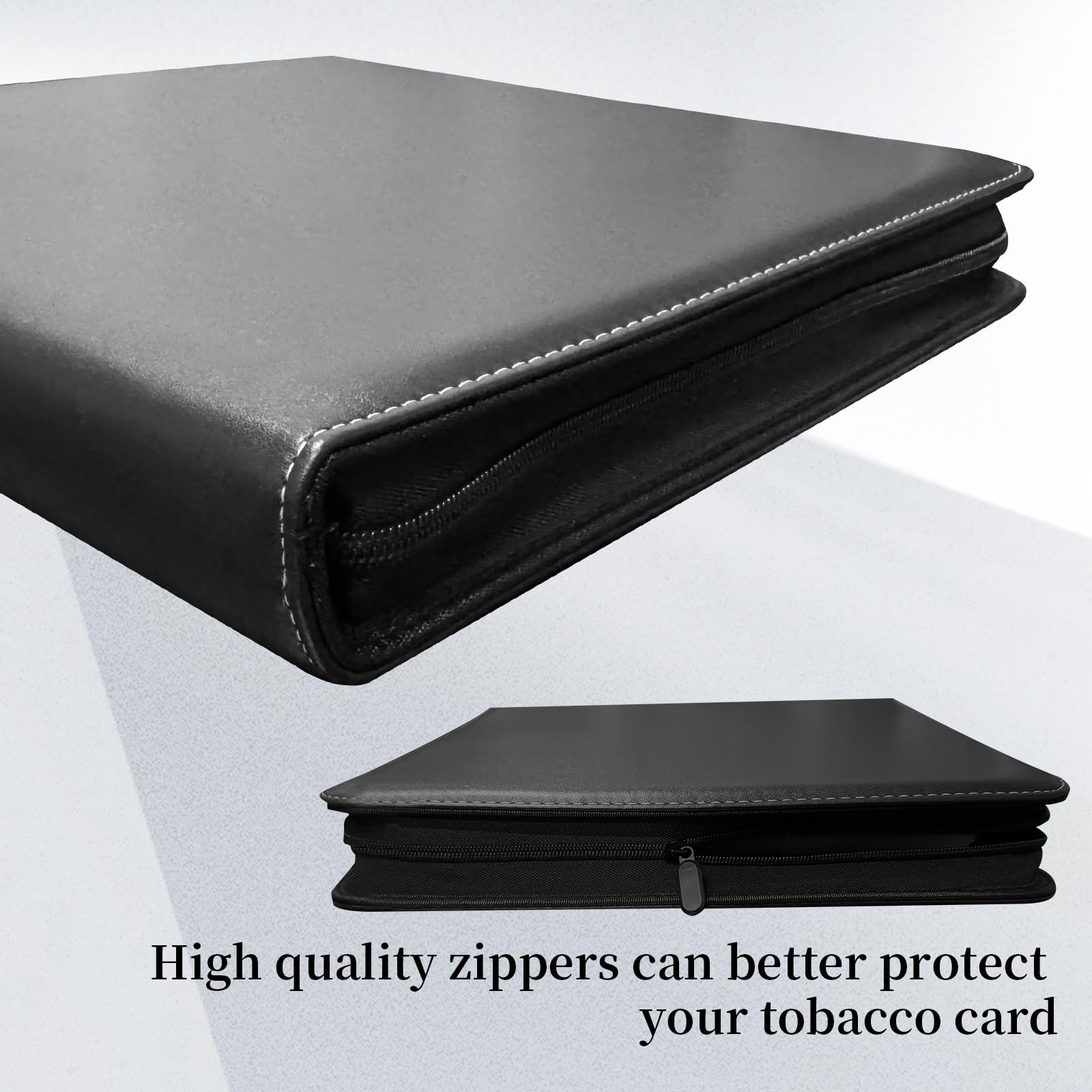 Tobacco Card Binder, 15 Pocket Tobacco Card Holder Holds 600 Tobacco Cards,  3-Ring Tobacco Card Album