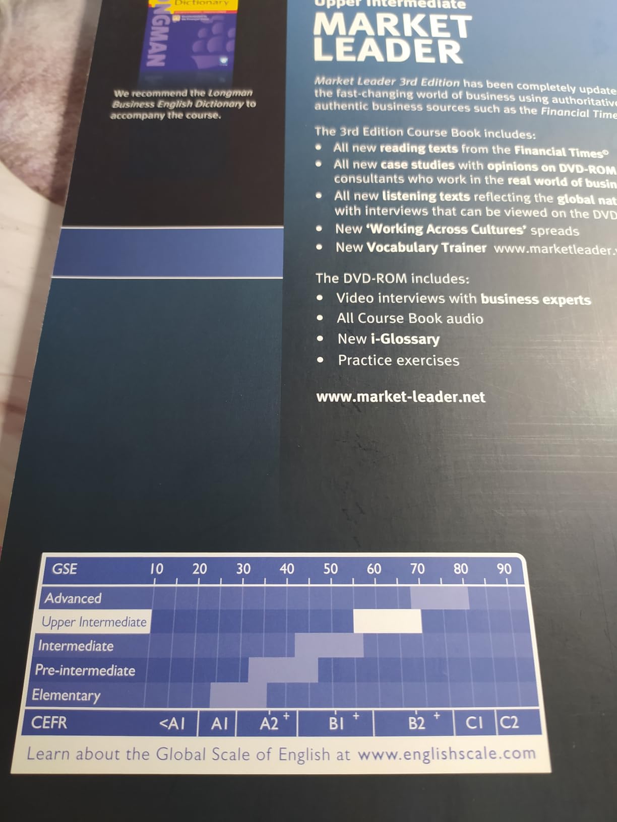 Amazon | Market Leader Upper-Intermediate (3E) Coursebook with DVD-ROM ...