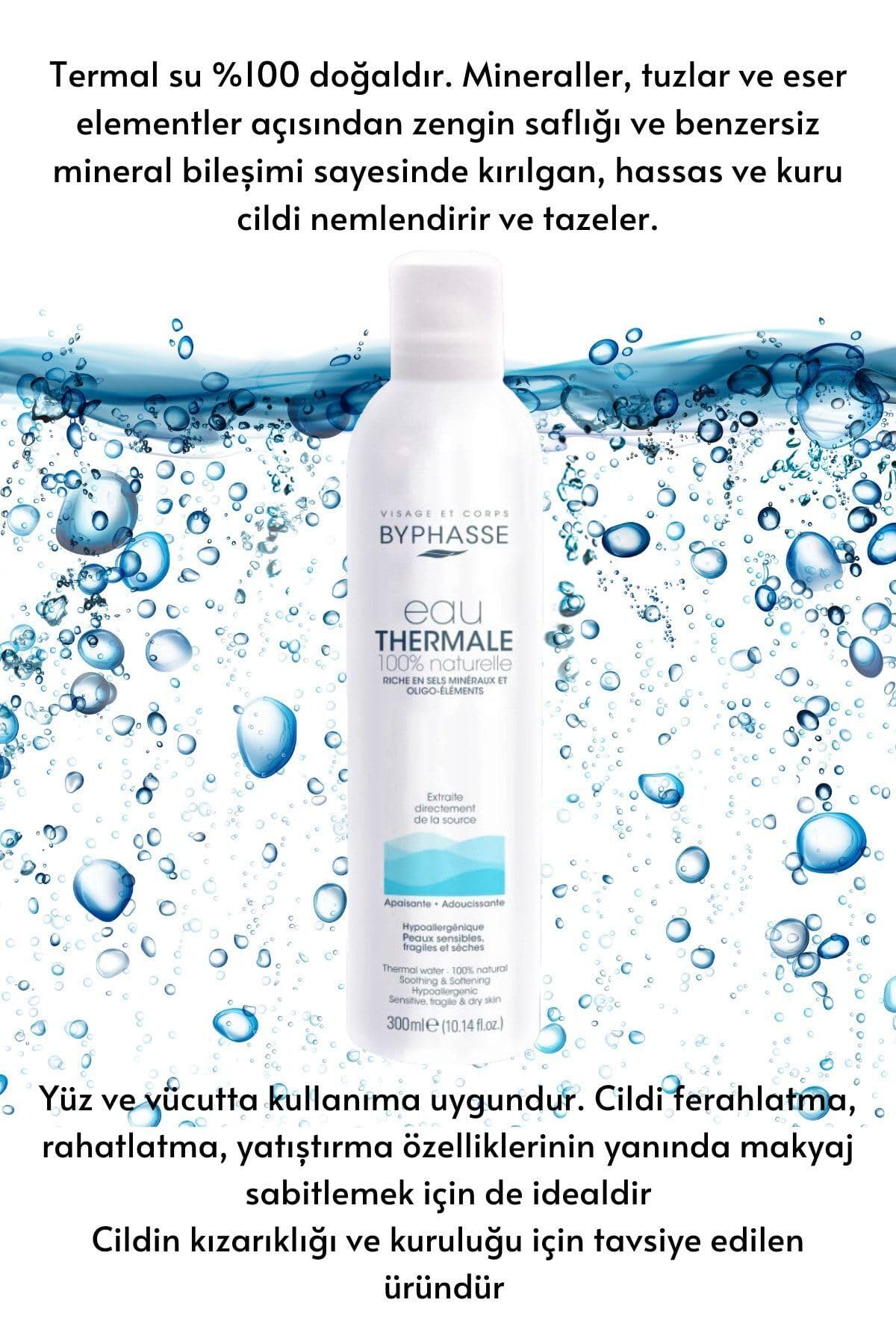 Byphasse Termal Water%100 Doğal Nemlendirici Termal Su 300ml