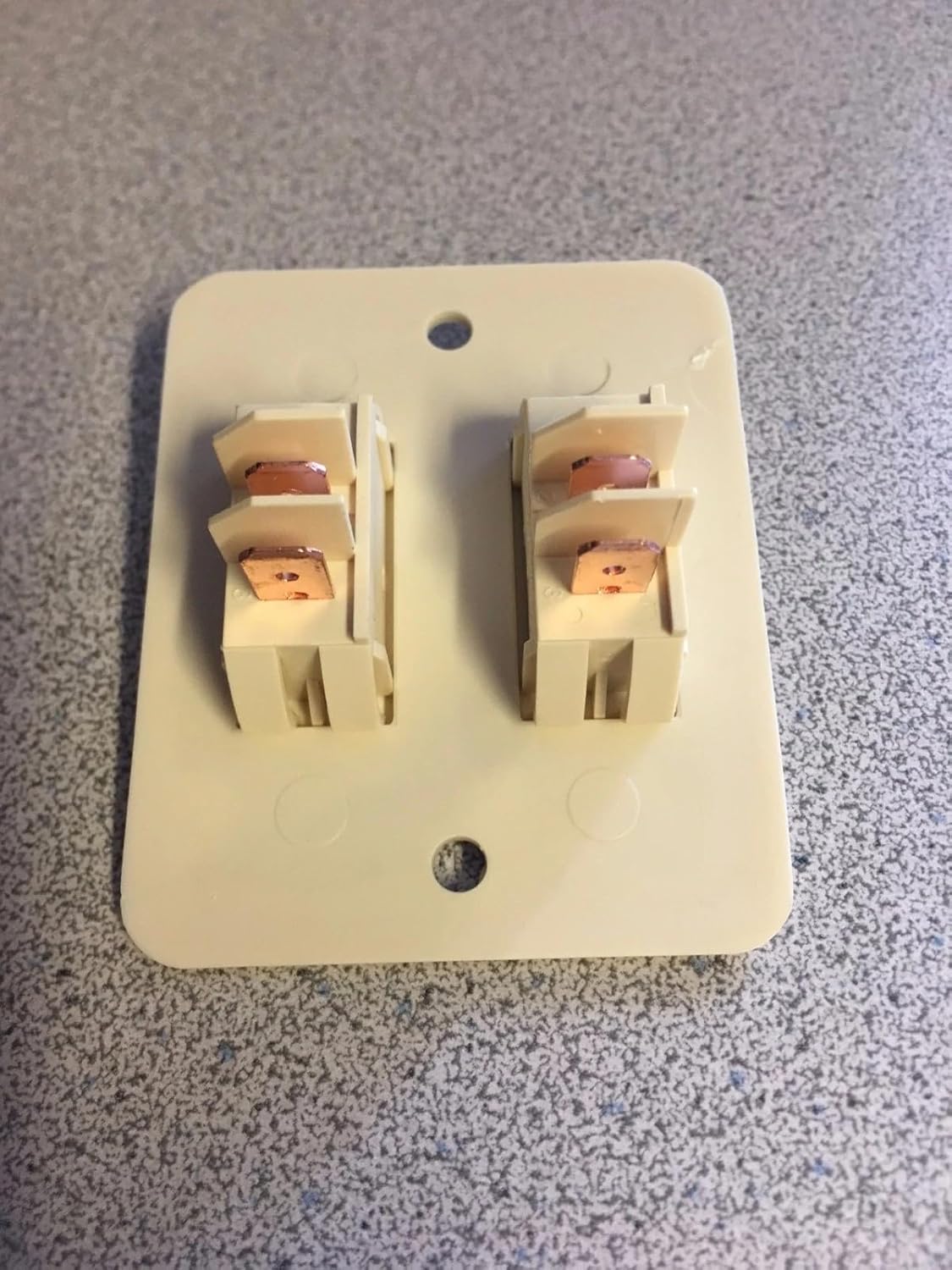 RV 12 Volt TAN Double WALL Light Switch Trailer Camper Van