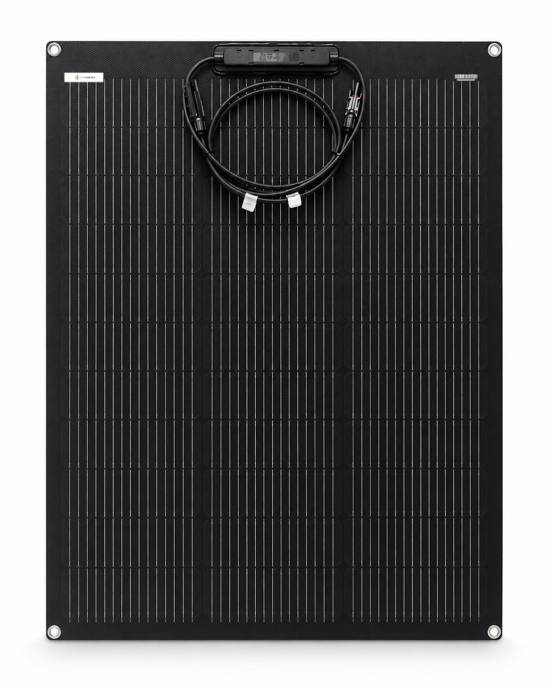 SOLARTRONICS Pannello solare flessibile da 80 W, monocristallino, tecnologia a 18 bus, 760 × 550 × 3 mm, 1,2 kg, 4,43 A