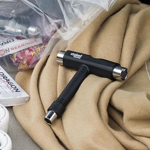 Miniatura 4 de Stoked Ride Shop Herramienta de patinaje todo en uno – Kit de herramientas multifunción para monopatín con llave Allen y destornillador de cabeza