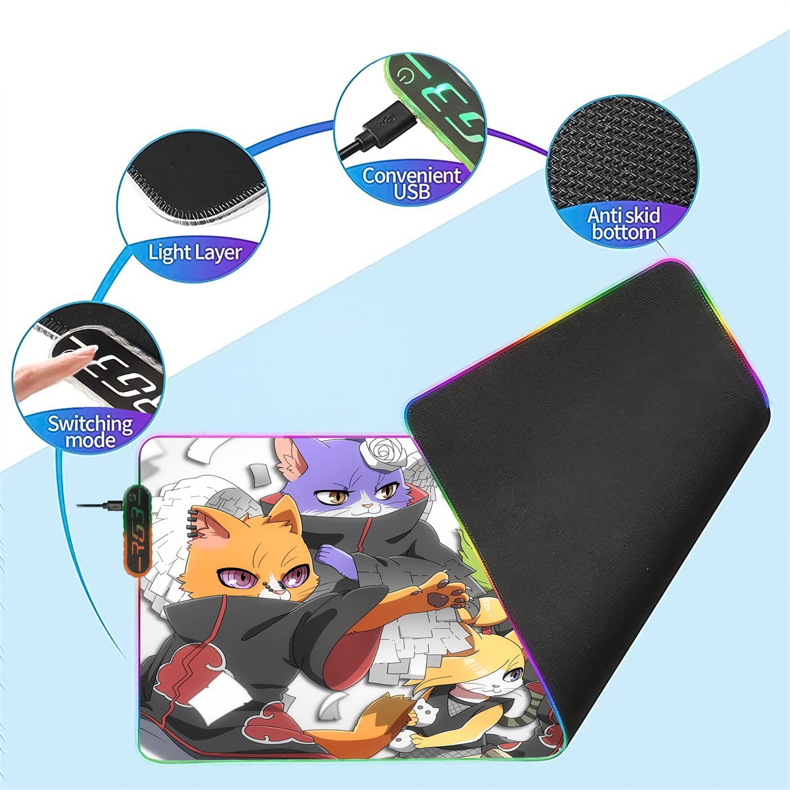 人気No.1 ベッドの上のかわいい漫画のキャラクターの4ピースセットB