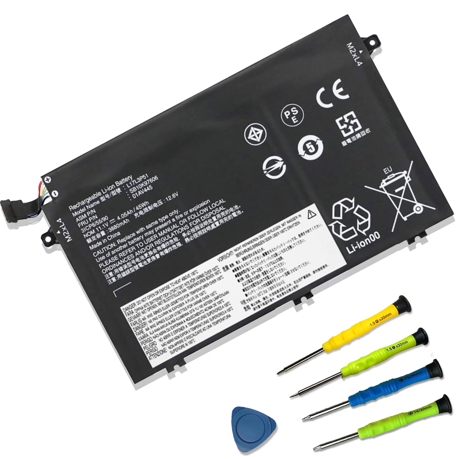 Amazon.com: SUNNEAR L17L3P51 01AV445 Battery Compatible with