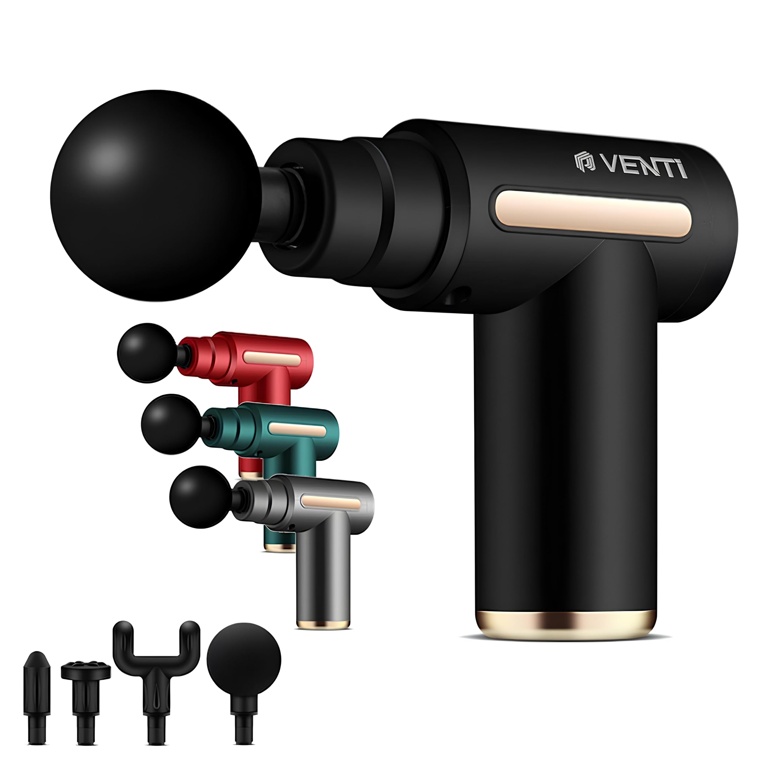 THE VENTI Ultragun (Pack of 2)Massage Gun For Full Body Relaxation, Deep Tissue Percussion Massager Machine For Muscle Relaxation, Battery Powered&Handheld For Neck, Shoulder Back, Foot(Random Color) (B0D9BNYNY8) Amazon Price History, Amazon Price Tracker