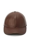 Womens Leather Baseball Hat