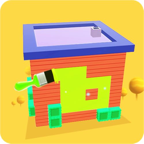 Color Cube Swipe! Wall Paint Game