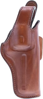 Bianchi Model 5BHL Thumbsnap Suede Lined Belt Gun Holster - Revolver, Tan, Fits Ruger GP100 4IN, Right Hand