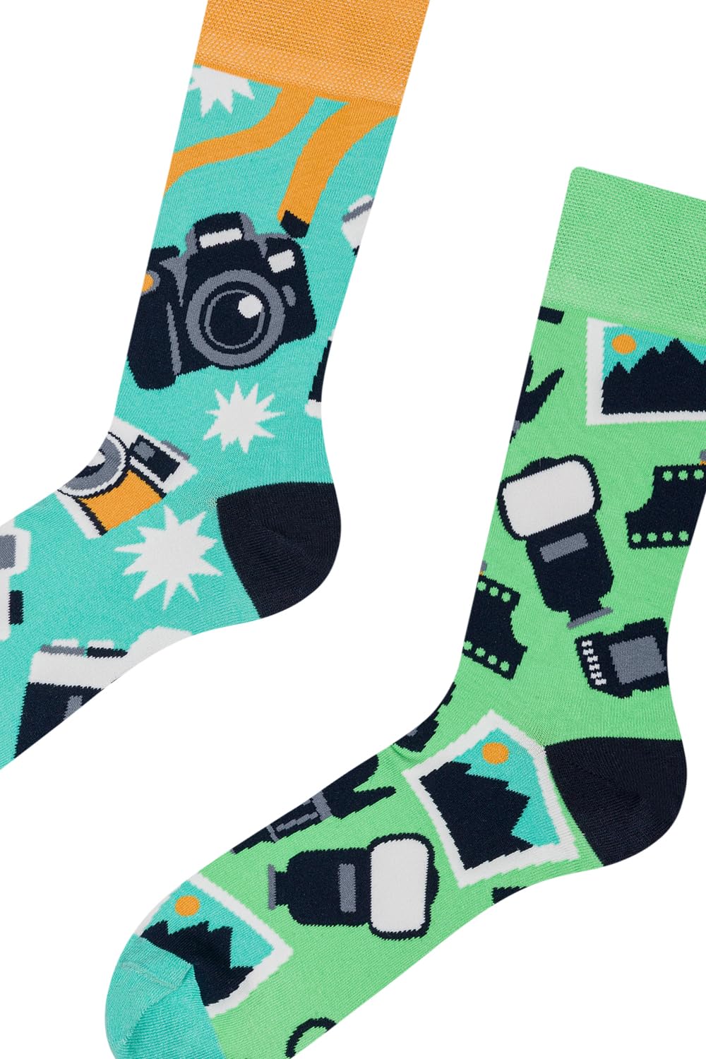 Dedoles Calzini Unisex Donna Uomo & Bambini Calze Cotone con tanti Design divertenti Calcio Bicicletta Piante Cavalli Regalo sinistra destra diversi