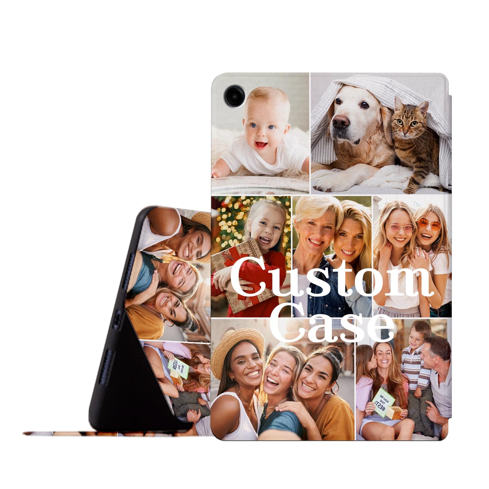 Tesazxcn Personalized Custom Photo Case for Samsung Galaxy Tab A9 Plus Case 11 Inch 2023 Model (SM-X210/X216/X218) Microfiber Lining Soft TPU Back