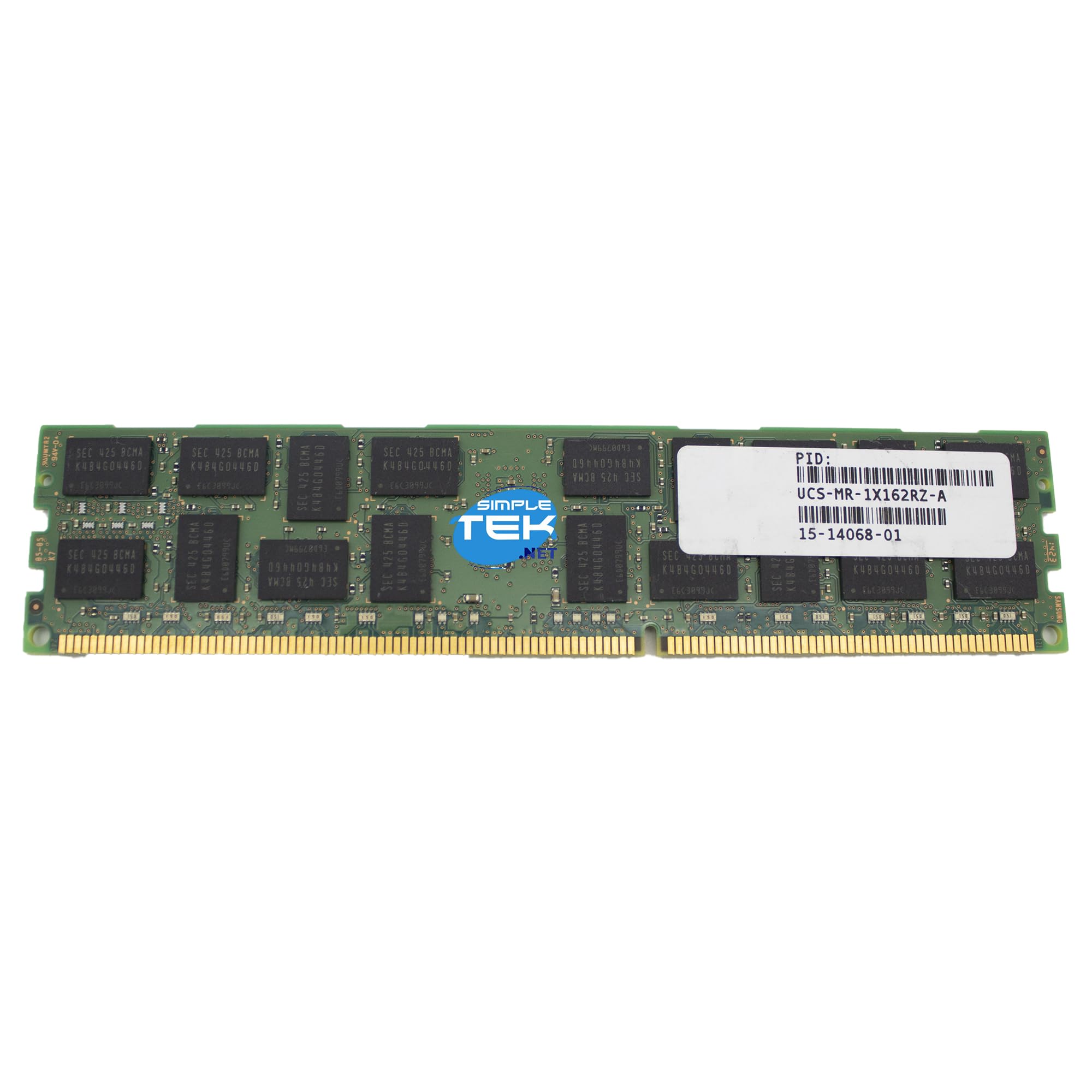 SIMPLETEK - 16GB DDR3 1866MHz ECC DIMM Modulo Banco Memoria Server Workstation RAM M393B2G70DB0-CMA PC3-14900R (Ricondizionato)