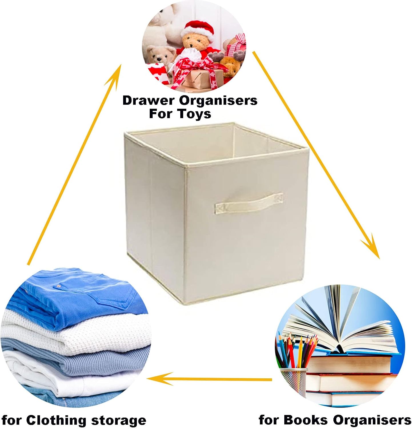 jghcsz Collapsible Clothes Drawer Organisers - Image 4