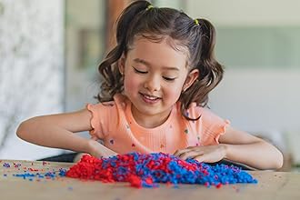 Educational Insights Pluffle® 4-Pack - Sensory Bin Foam Set, No Mess Alternative to Sand Toys & Slime for Toddlers at Home or in The Classroom, Fun Sensory Table Filler, Gift for Kids Ages 3+