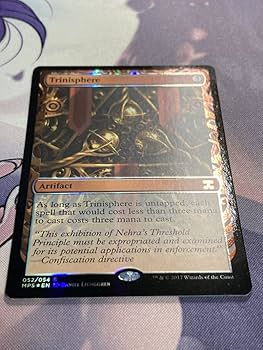 三なる宝球 Trinisphere　部分光沢 MPS MTG Foil】《三なる宝球/Trinisphere》※部分光沢[MPS] 茶R | 日本