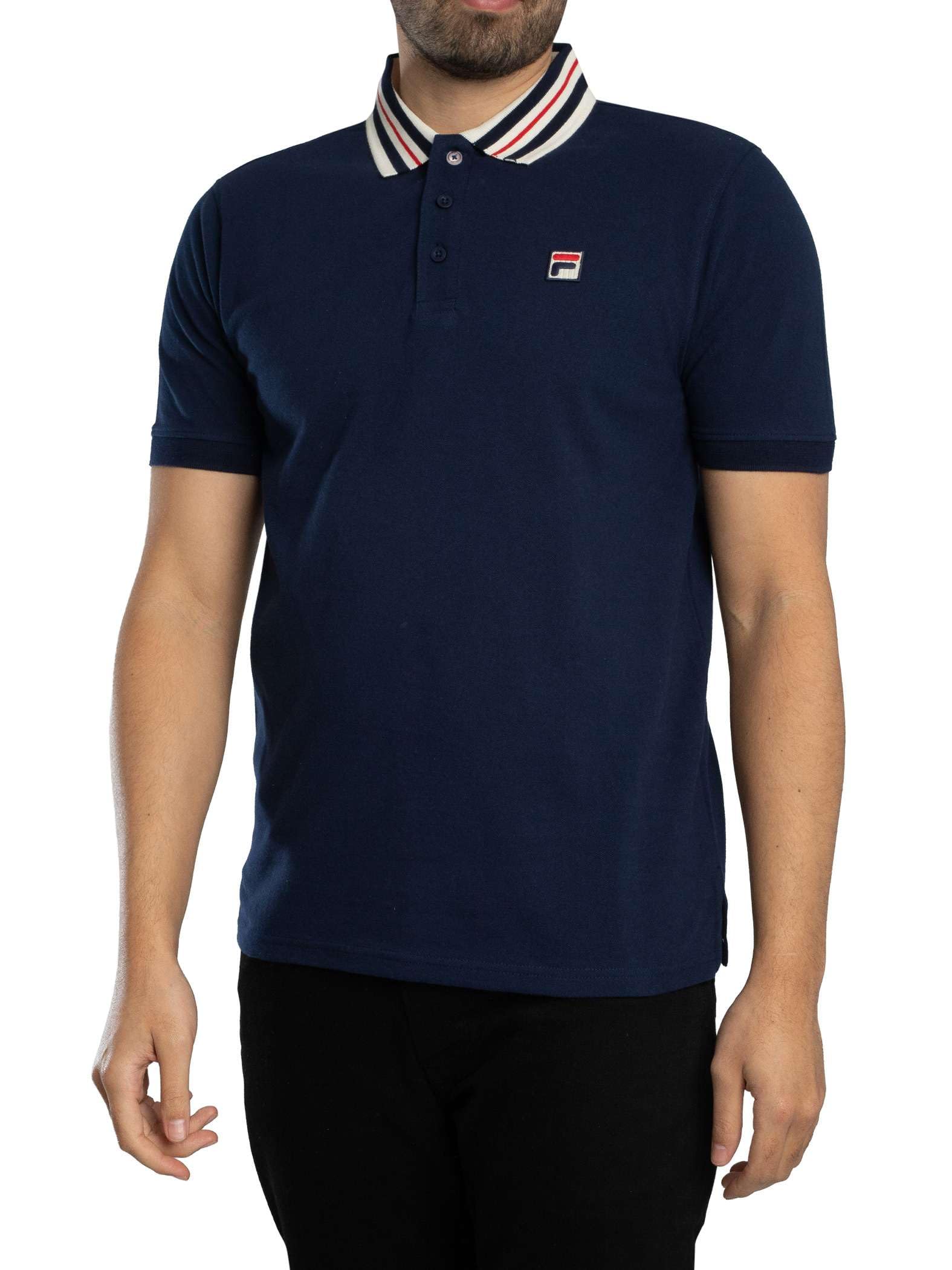 Fila Men's Navy Achille Polo  Size 2XL
