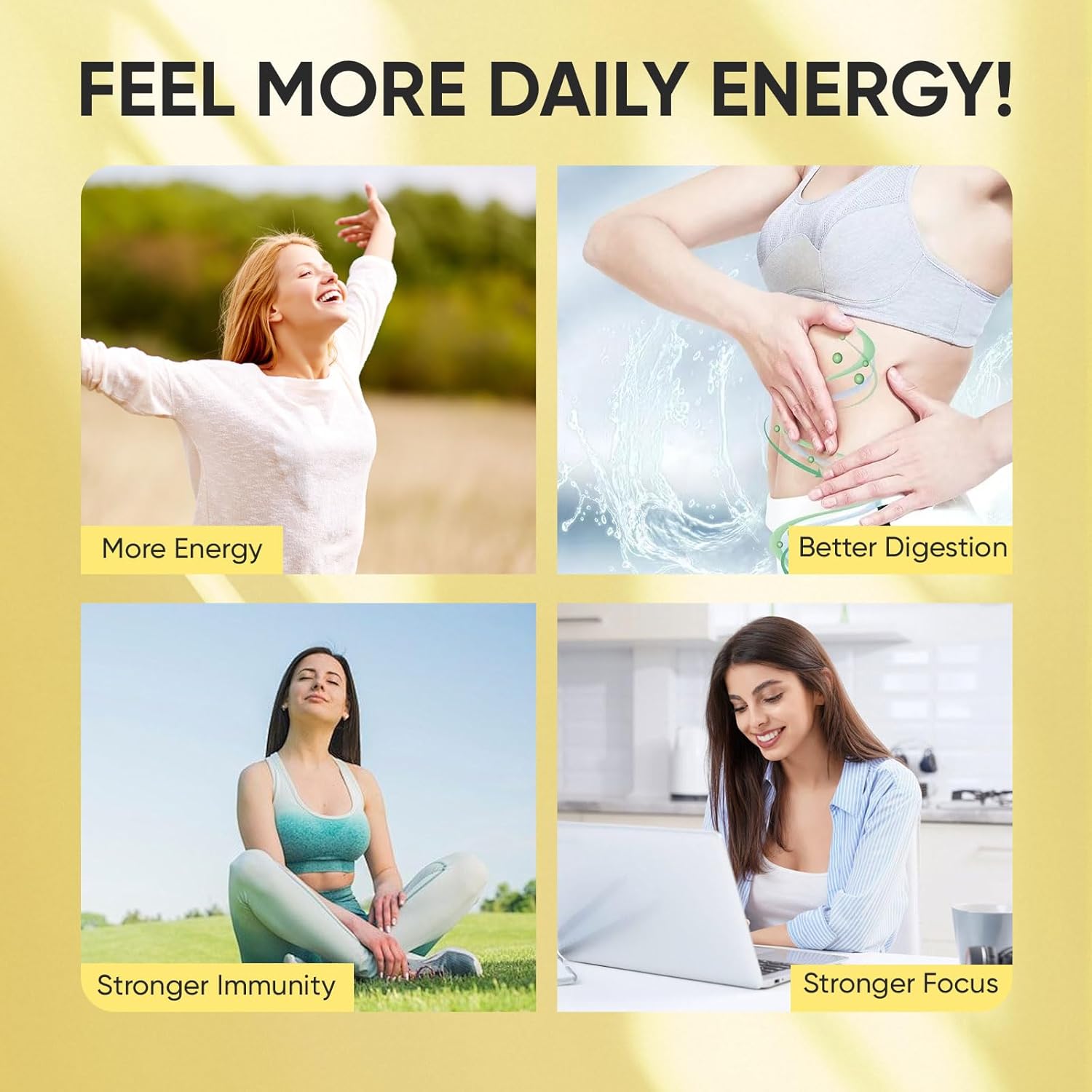 71qtMzaTp6L._AC_SL1500_ Lions Mane Mushroom Gummies – 10,000 mg Adaptogenic Mushroom Complex per Serving, Vegan, Low Sugar/Sugar-Free, Brain & Focus Support Supplement, 28 Daily Sachets