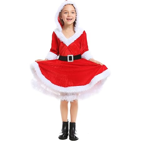 Amazon S C Live クリスマス コスプレ クリスマスワンピース キッズ 子供 女の子 帽子付 ベルト付 長袖 ふわふわ もこもこ クリスマス サンタコスプレ サンタ衣装 サンタコスチューム サンタクロース衣装 子供 女の子 サンタクロースコスチューム サンタクロース Amazon S C Live クリスマス コスプレ クリスマスワンピース キッズ 子供 女の子 帽子付 ベルト付 長袖 ふわふわ もこもこ クリスマス サンタコスプレ サンタ衣装 サンタコスチューム サンタクロース衣装 子供 女の子 サンタクロースコスチューム サンタクロース
