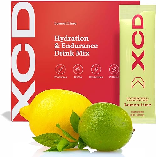 Paquetes de electrolitos en polvo (20 unidades) - Mezcla de bebida con electrolitos de limón y lima, sin OMG, sin gluten, paquetes de electrolitos