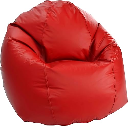 Miniatura 28 de Bean Products Puf grande de vinilo impermeable de grado marino | Relleno con cuentas de poliestireno y espuma CertiPUR | Fabricado en Estados Unidos