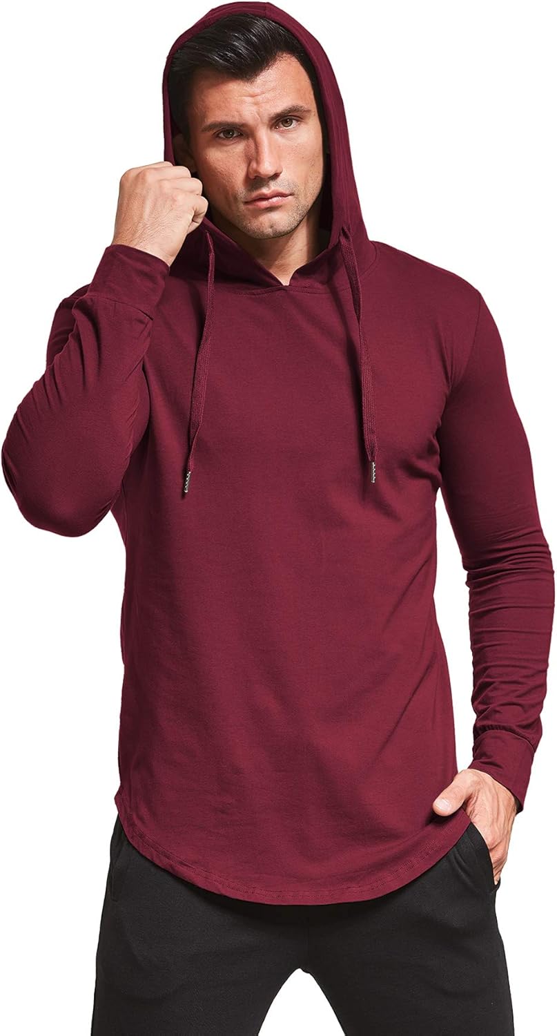 Aiyino Men's S-5X Long Sleeve Fashion Athletic Hoodies Sport Sweatshirt Hip Hop Pullover - Image 6