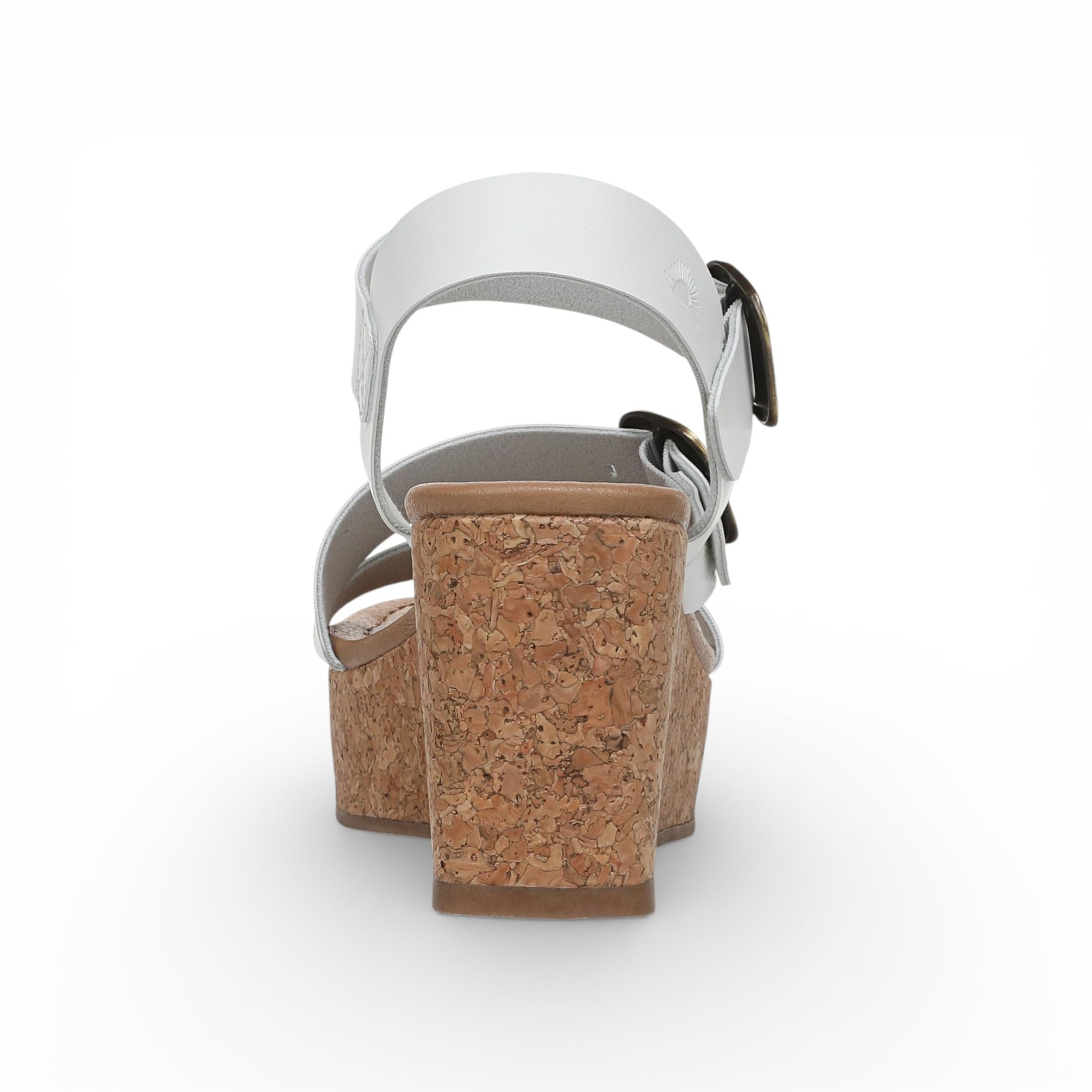 Infinity Leather Sandalias de Cuña con Tira Trasera y Tacón de Esparto Para Mujer Ali, Estilo Alpargata de Verano
