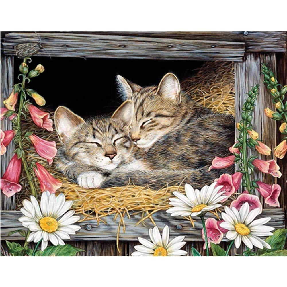 Diamond painting 5D complet haut de gamme avec strass carrés parfaits et toile XXL 60x80cm