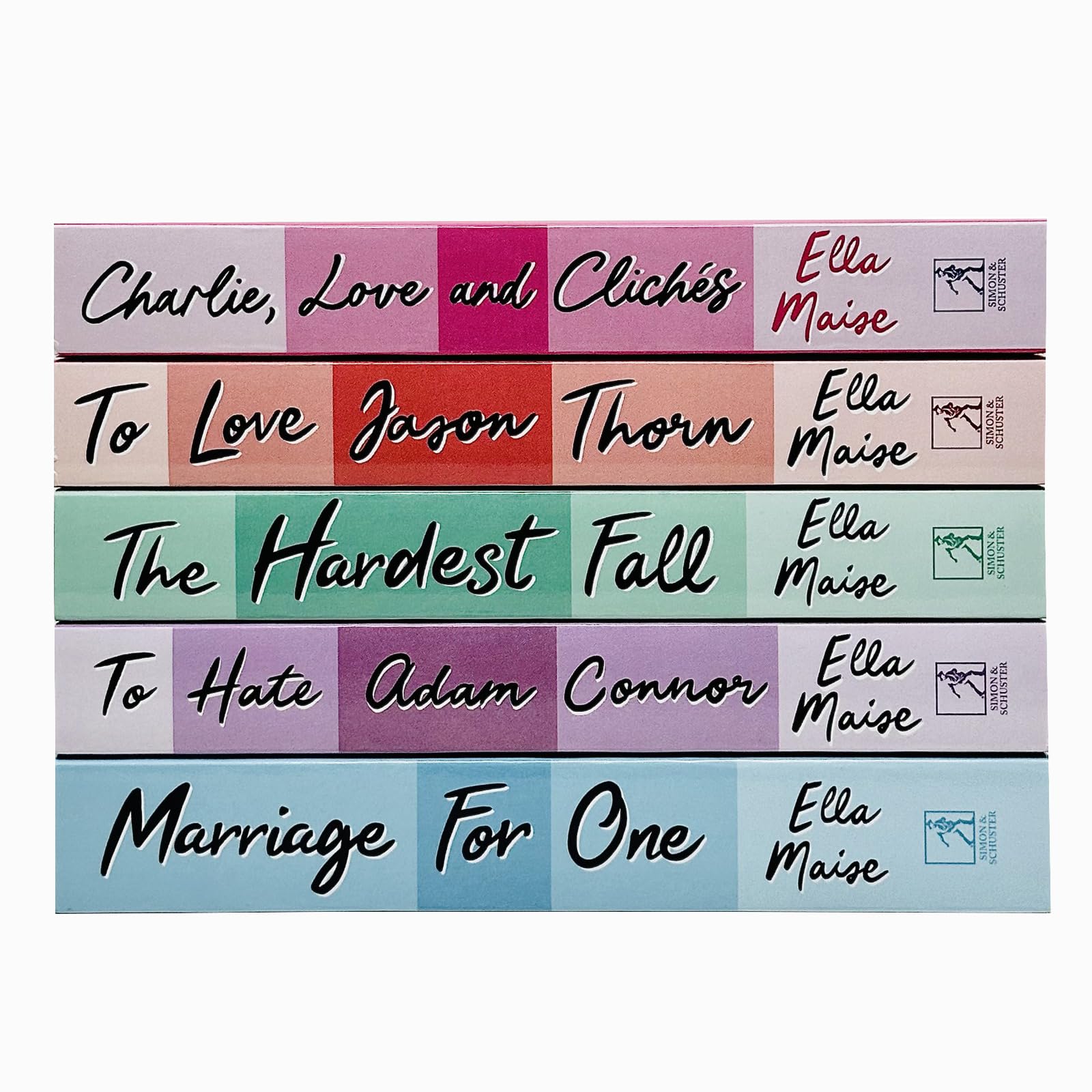 Ella Maise Collection 5 Books Set (Charlie Love and Cliches, To Love Jason Thorn, The Hardest Fall, To Hate Adam Connor & Marriage for One)