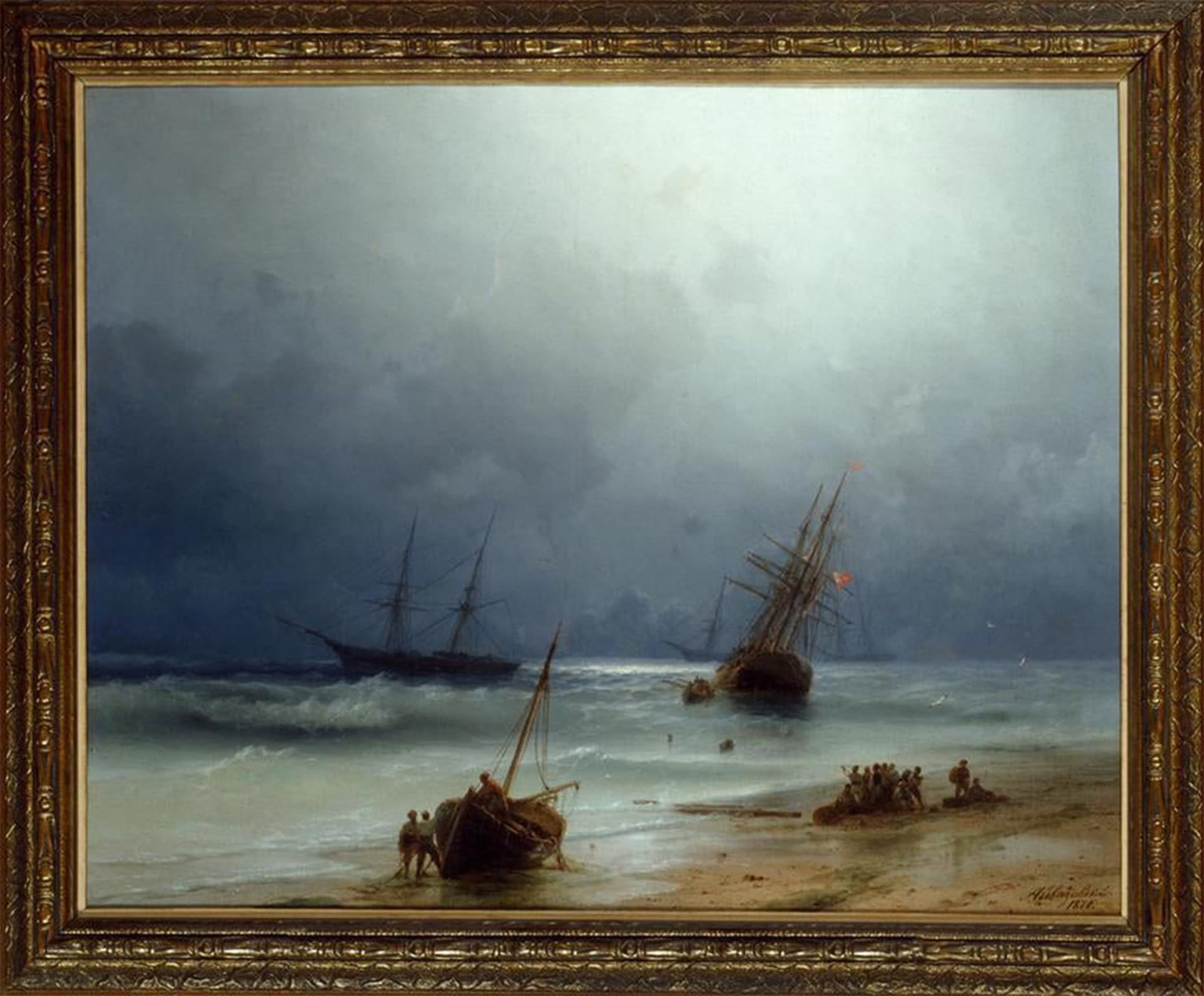 POSTERIIk Famous Animal Posters Vintage Picture Famous Painting by Ivan Konstantinovich Aivazovsky Modern Wall Decor for Home Decor 60x90cm