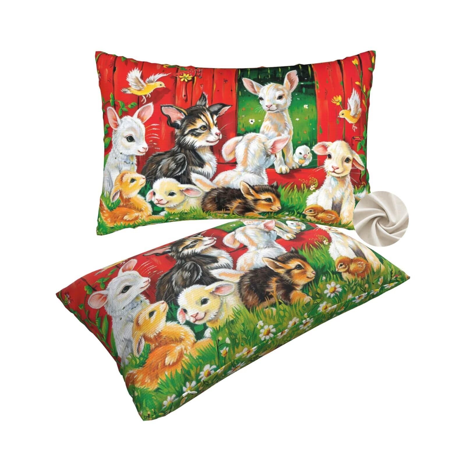 Housse de coussin 50x80 douce et lavable pour décoration canapé et lit
