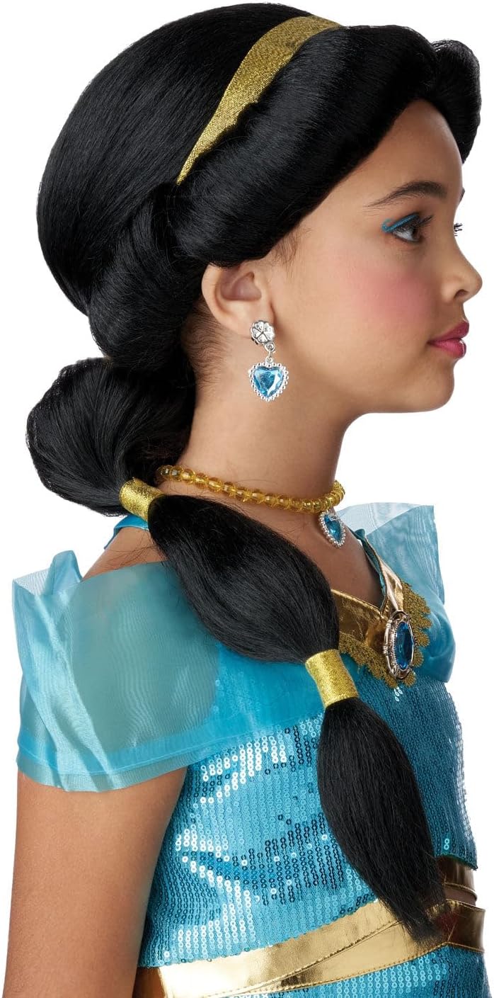 California Costumes, Arabian Princess Wig, Black
