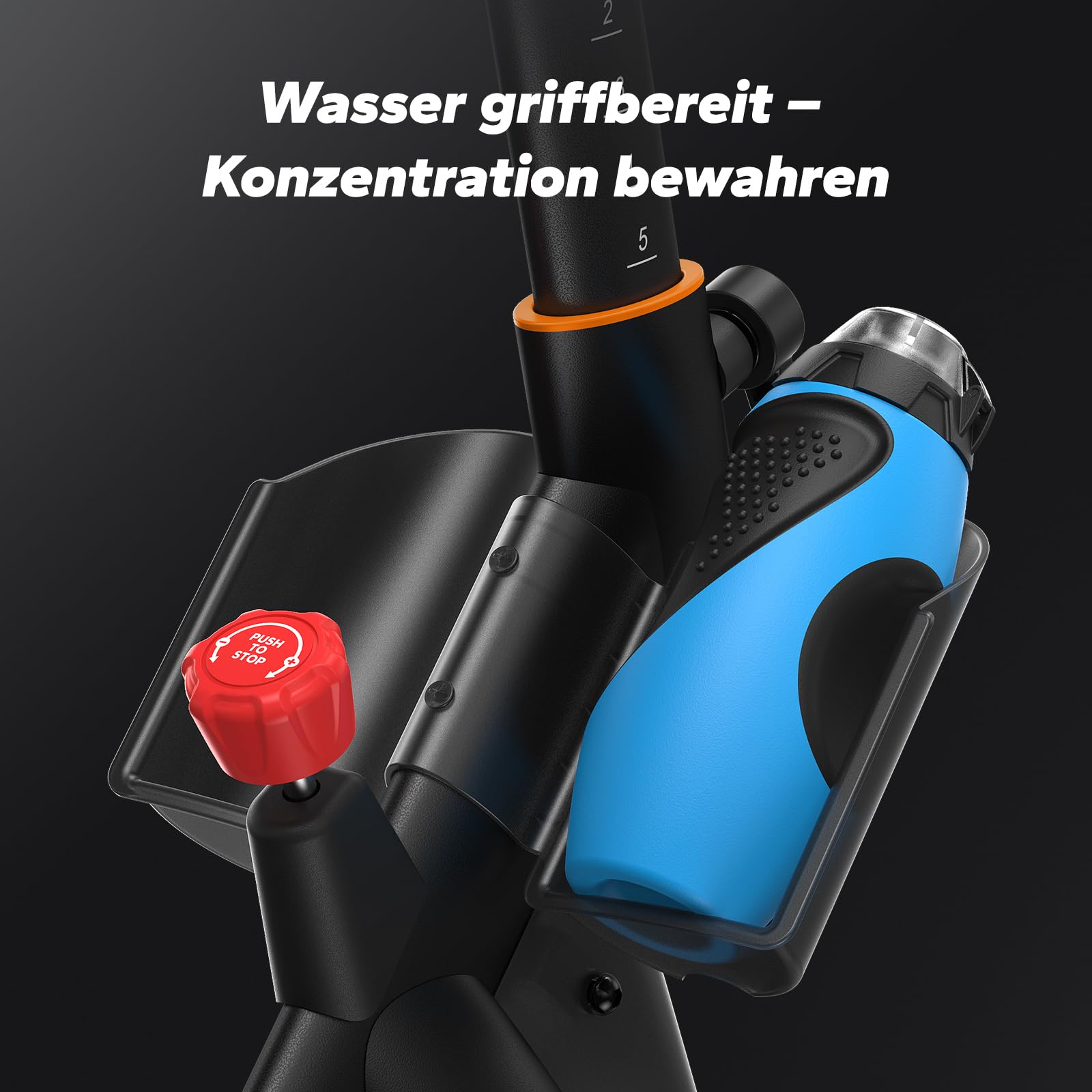 MERACH Profi-Heimtrainer Fahrrad mit 10kg Schwungrad, Max Laufruhe und Stabilität, Studio-ähnliches Training zu Hause, Leises Magnetbremssystem, Stoßdämpfender Luftkissensattel, Eigene App, Bis 158KG