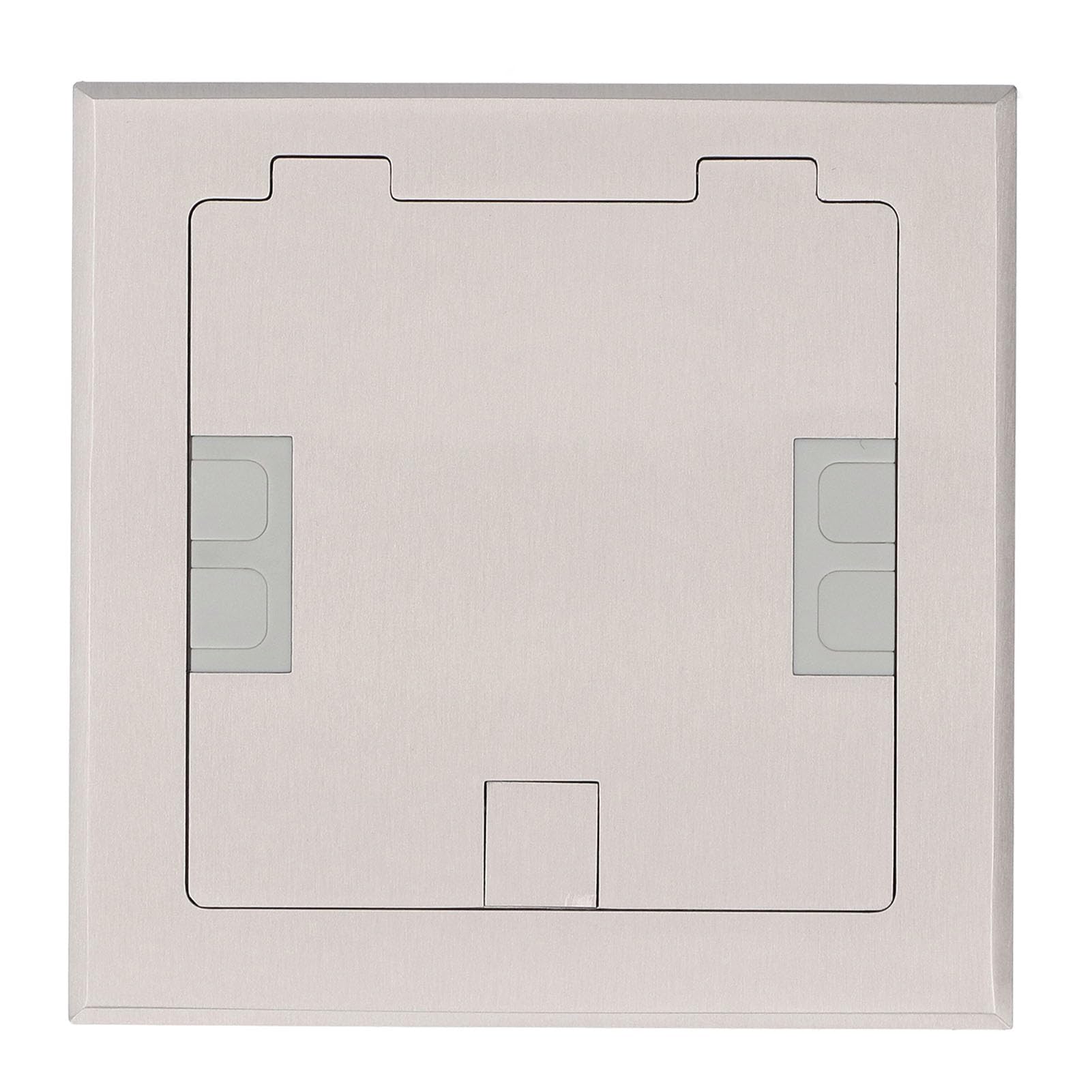 Bewinner Scatola di Derivazione da Incasso A Pavimento, 2500 W 16 A 2 Prese 1 Porta USB 1 Computer, Presa di Corrente Impermeabile Incorporata per Ufficio, Hotel, Scuola