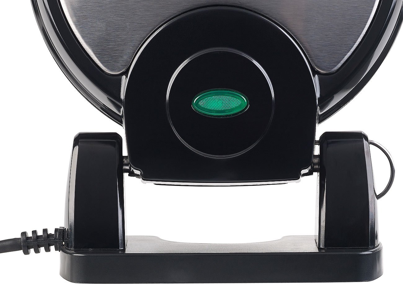 Rosenstein & Söhne gofrera eléctrica: reversible Gofrera, control de temperatura continuo, 875 vatios (wafflera antiadherente, máquina para hacer gofres, estantería)