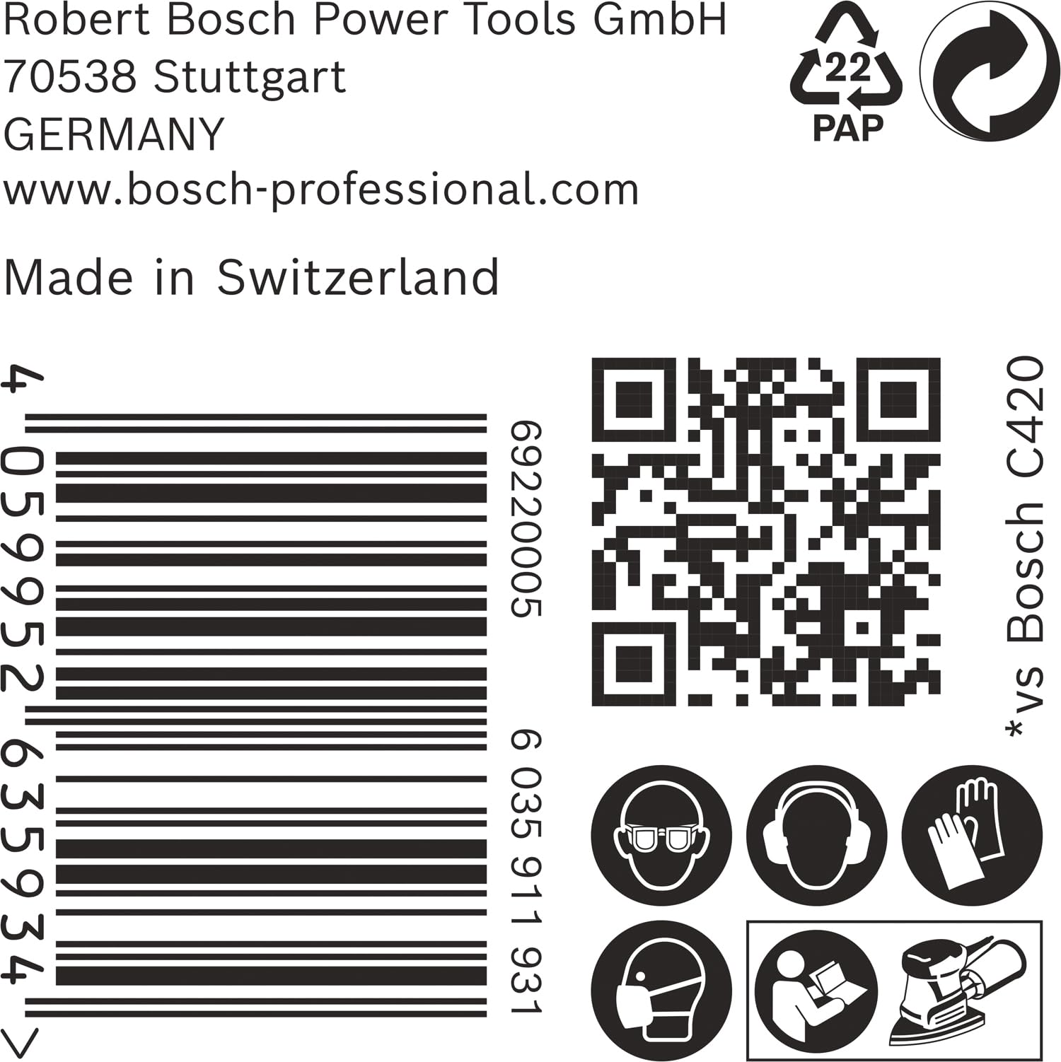 Bosch 50 hojas de lija Expert C470 con 7 agujeros (para pintura sobre madera, madera dura, diámetro de 100 x 150 mm, grano 120, accesorio profesional)