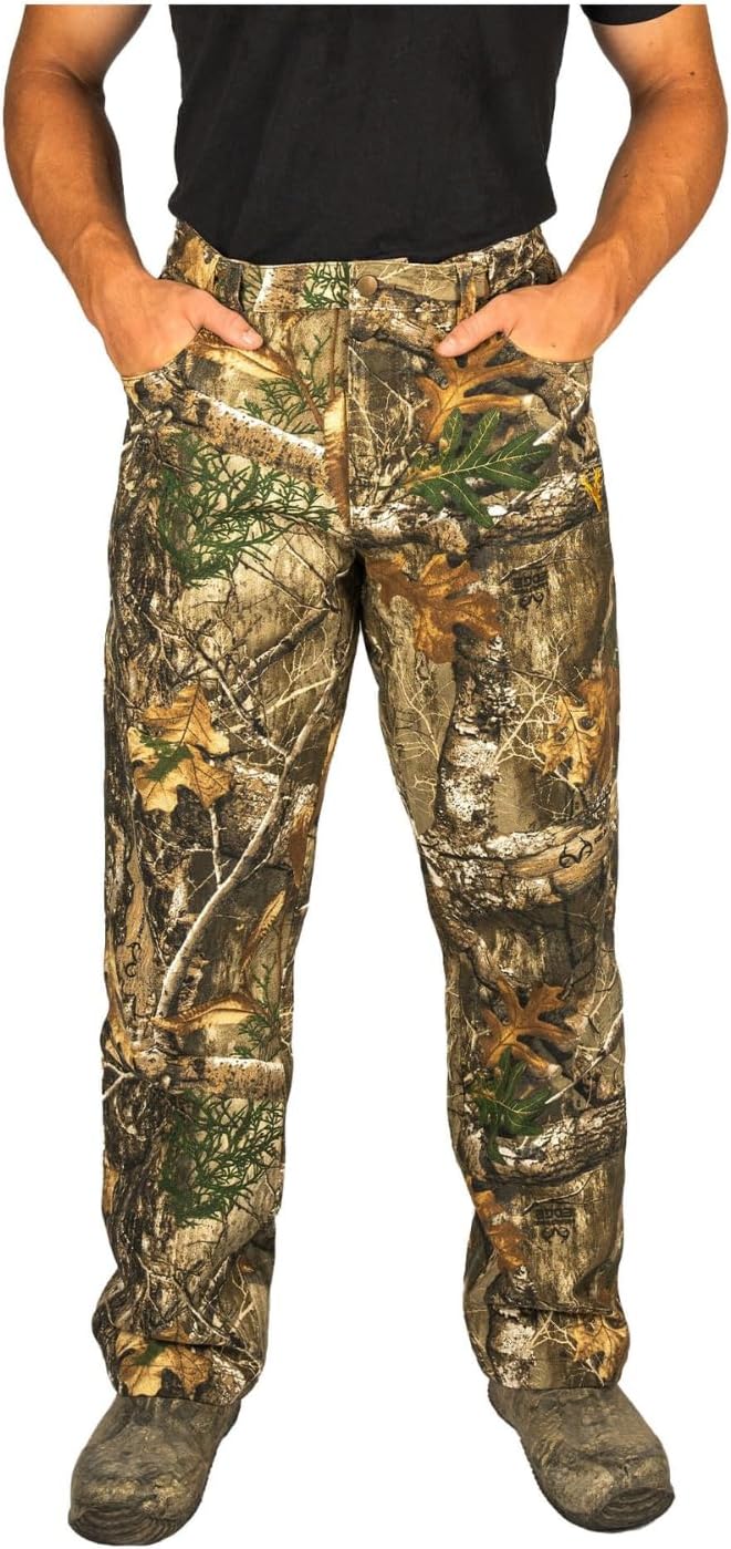 HOT SHOT Men’s Flannel Lined Camo Hunting Pants – Camouflage Outdoor Pants for Men - Image 7