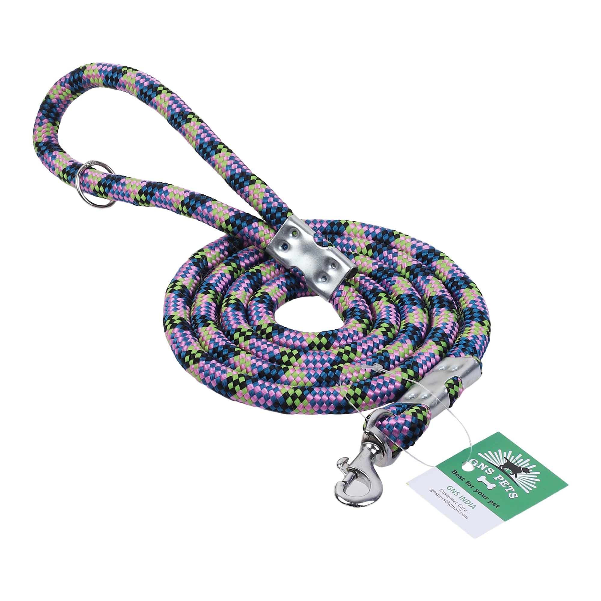 Dog Leash for Medium Dogs Non Retractable Nylon para-Cord Rope with a Sturdy Metal Hook Suitable for Daily Walk (1 X 60 INCHES) Pink (60 Inch, Blue) (B0BPYRBB9K) Amazon Price History, Amazon Price Tracker
