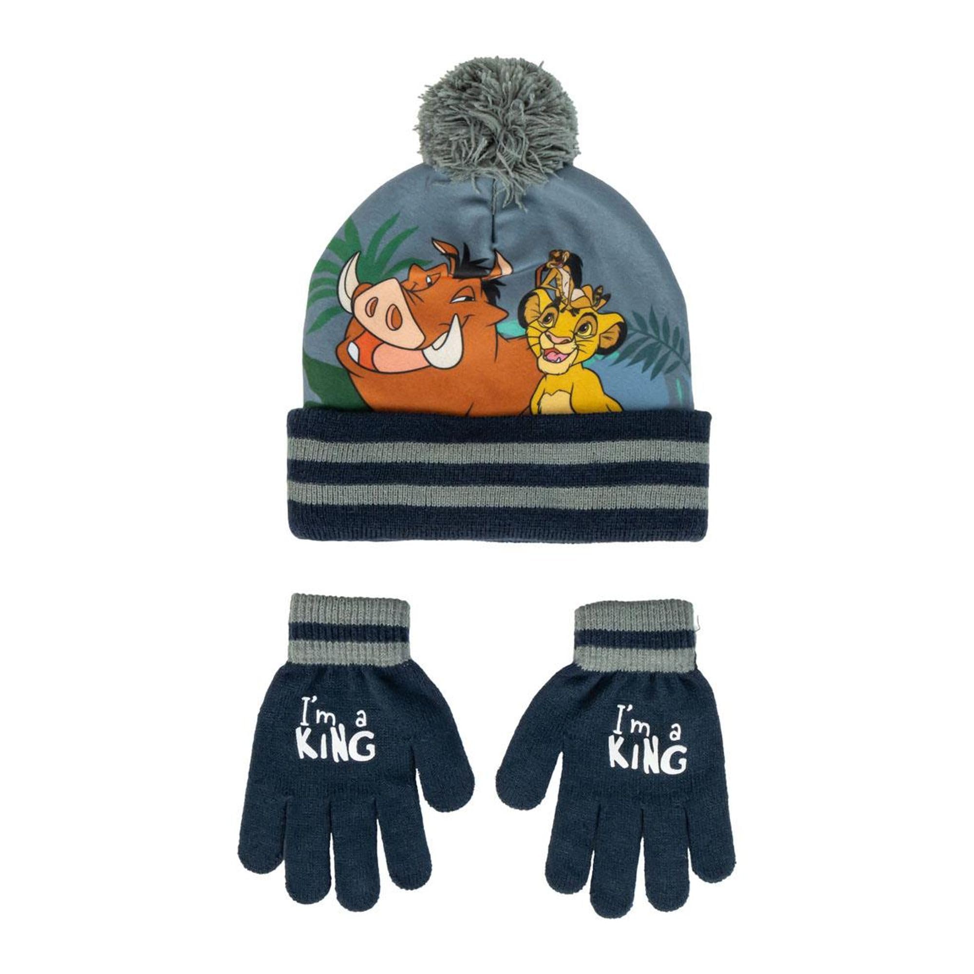 CERDÁ LIFE'S LITTLE MOMENTS Gorro y Guantes Lion King Diseño Divertido Invierno