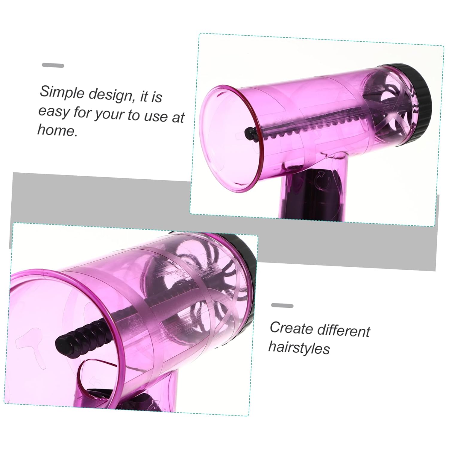 FRCOLOR Hair Wind Curler Diffuser Tool for Home and Salon Use Wind Direction Compatible Hair Dryer Outlets Random Color