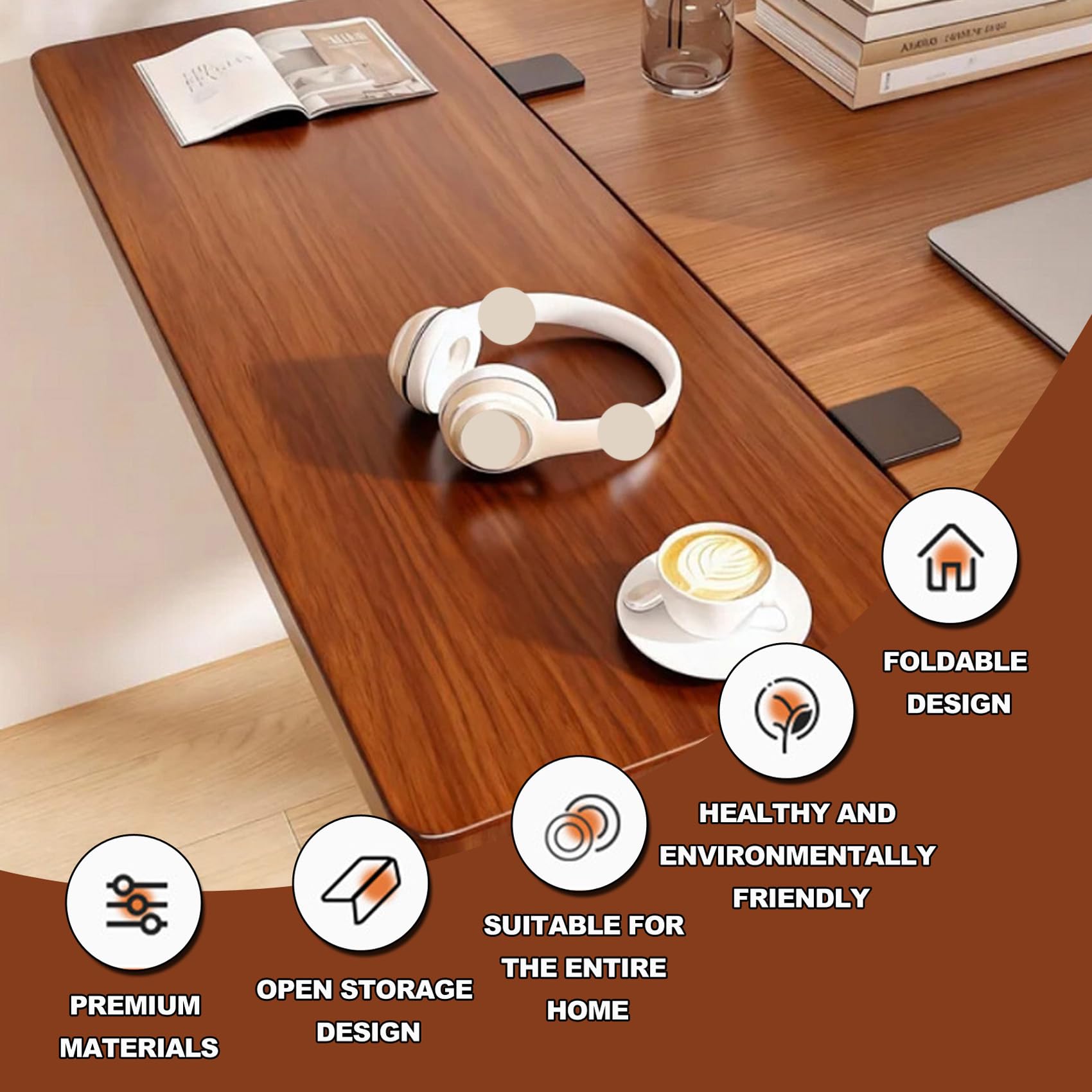 Beige,50 * 25,Bandeja de extensión ergonómica de Escritorio, Bandeja de extensión de Escritorio de 70 * 25cm, Abrazadera sin Perforaciones, Bandeja Plegable para cajón de Teclado