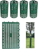 AireKouzia Tree Trunk Protectors - 4 Pack Breathable Bark Guards, Splicable for Wildlife & Tree Protection