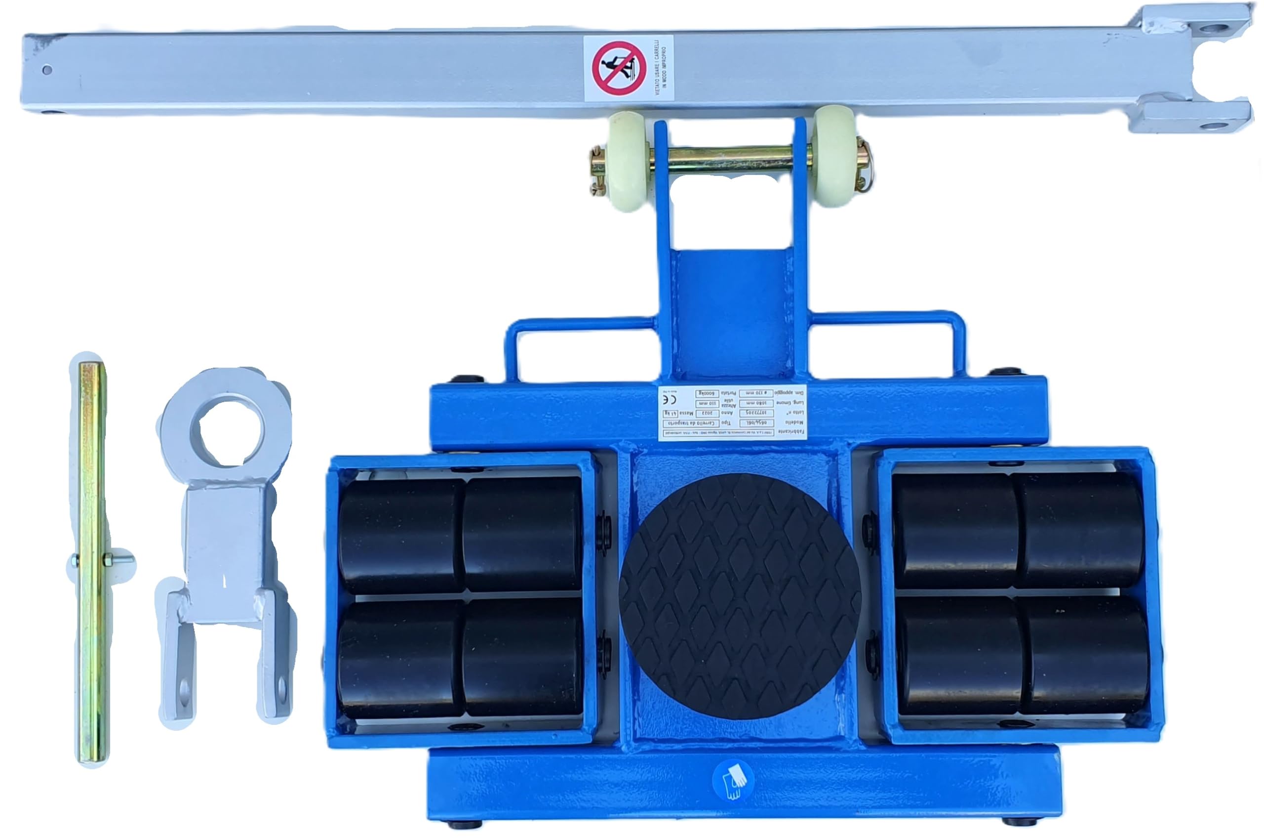 CARRELLO DA TRASPORTO E MOVIMENTAZIONE 6 TON FERVI 0654/06L
