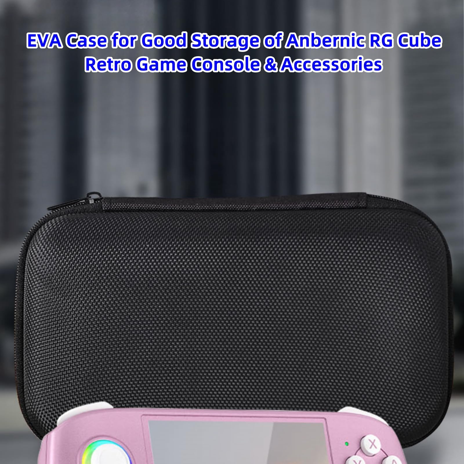 JiangJiangBao Carrying Case Compatible with RG Cube/RG CubeXX Retro Handheld Game Console & Accessories, Drop-proof, Wear-resistant Case