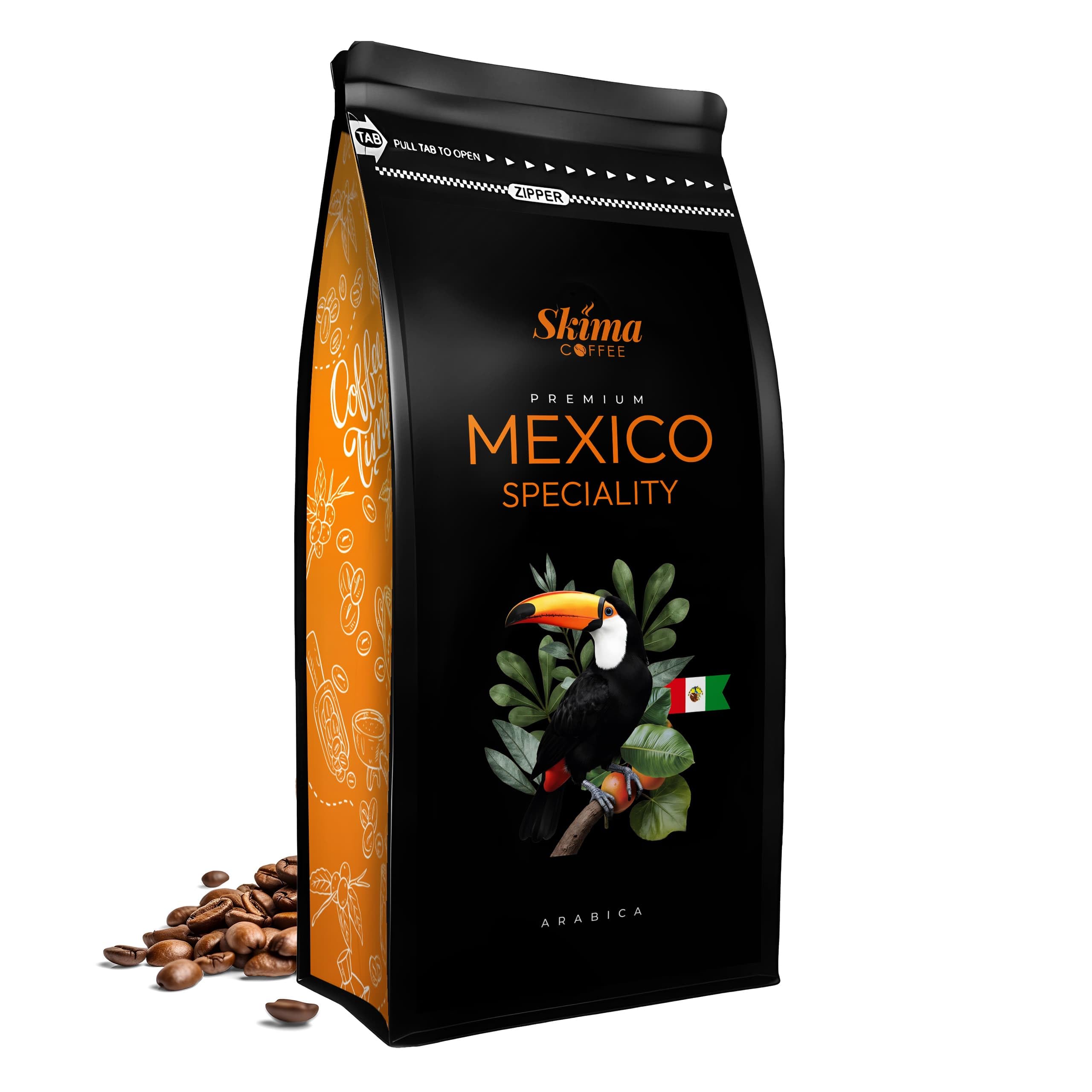 SkimaCoffee Café en grano 3 x 1 kg BRASIL/COSTA RICA/MÉXICO SPECIALTY