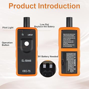TPMS Reset Tool, Training System EL-50448 OEC-T5 Tyre Pressure Monitor, Accurate Measurement Tyre Pressure Reset Device System Programming for Astra, Insignia, Vauxhall, Opel, Ford and GM Vehicles