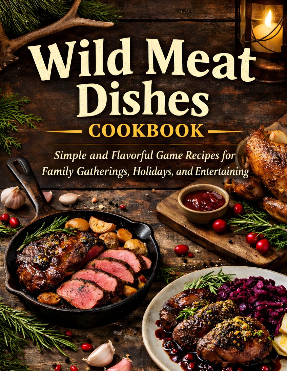 Wild Meat Dishes Cookbook: Delicious Game Recipes for Family Gatherings, Holidays, and Entertaining