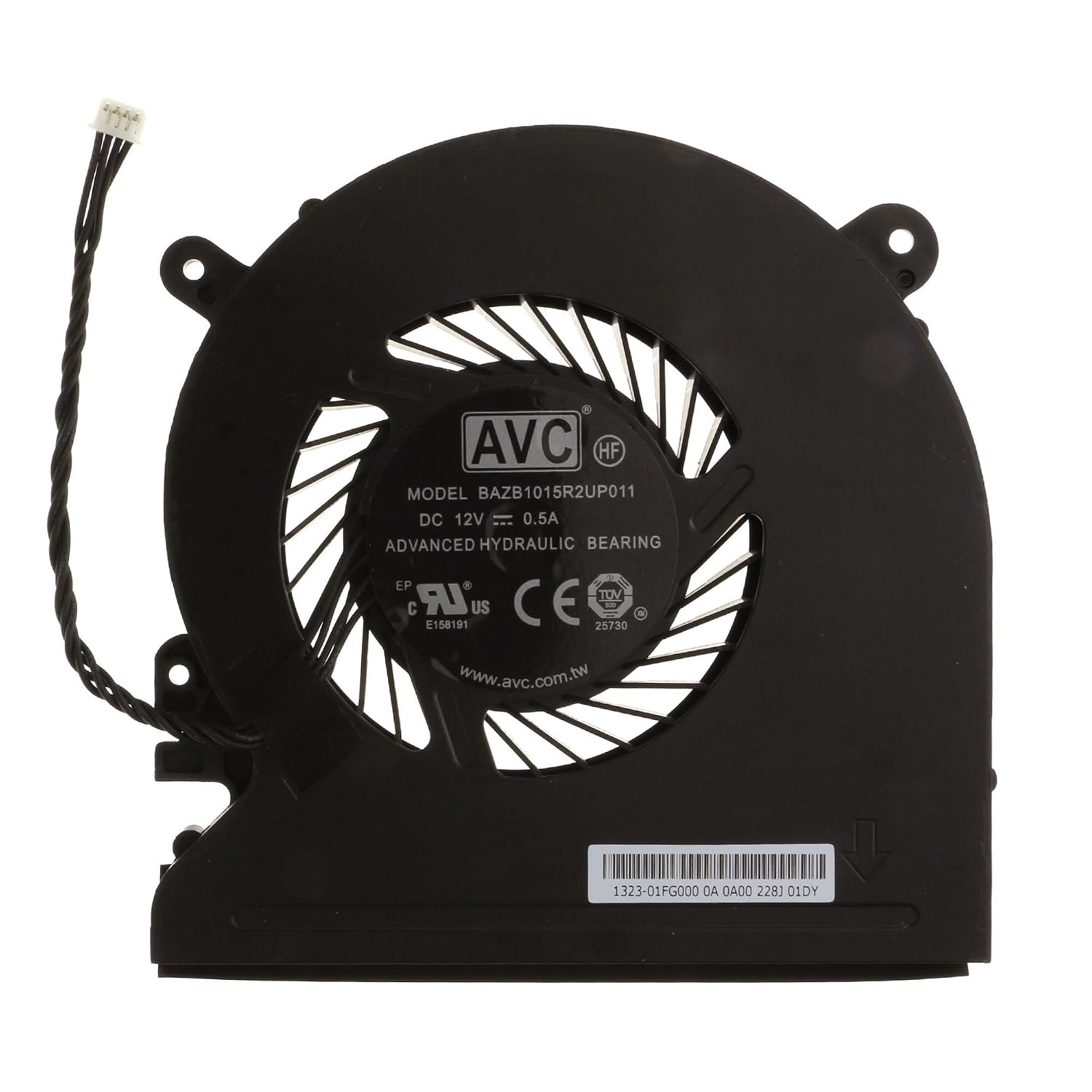 CPU and GPU Cooling Fan Set Replacement for Intel NUC 11 Enthusiast Phantom Canyon NUC11PHK NUC11PHKi7C NUC11PHKi7CA NUC11PHKi7CAA1, BAZB10115R2UP010 BAZB10115R2UP011 1323-01FH000 1323-01FG000